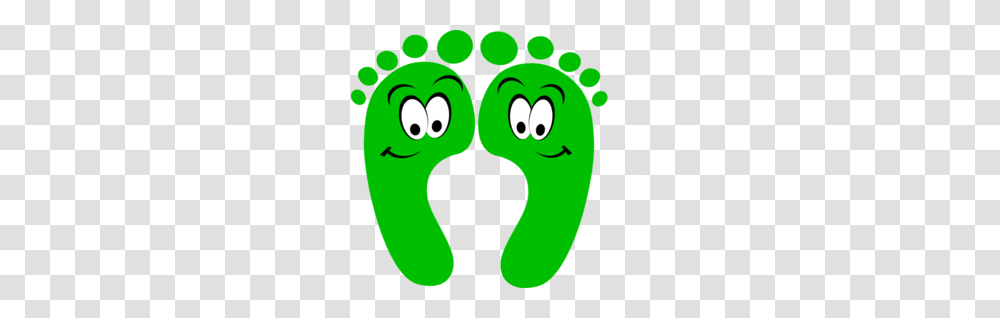 Clip Art Walking Feet Clipart, Footprint, Green Transparent Png