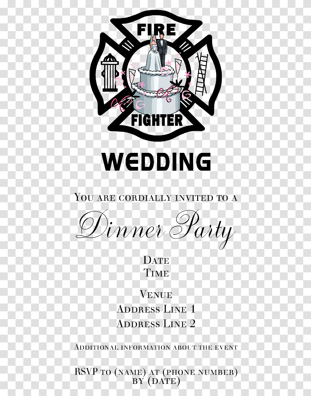 Clip Art Wedding Invitations Bridal Showers Name Tag For Fire Department, Handwriting, Alphabet, Blackboard Transparent Png