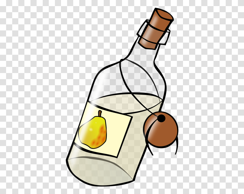 Clip Art Whiskey Liquor Still Bottle Letter In A Bottle Cartoon, Plant, Fruit, Food, Pear Transparent Png