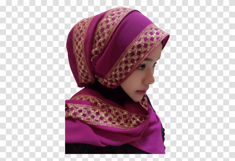 Clip Art Women Hijab Scarves Girl Hijab, Apparel, Hat, Person Transparent Png