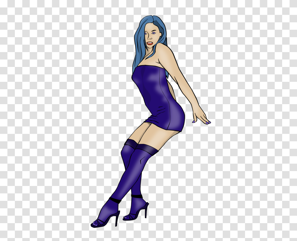 Clip Art Women Woman Female Pin Up Girl, Person, Costume, Spandex Transparent Png