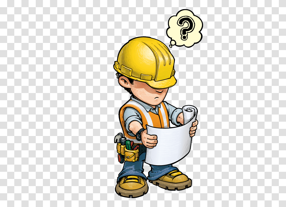 Clip Art Worker Architectural Engineering Royalty Cartoon Construction Worker, Person, Human, Helmet Transparent Png