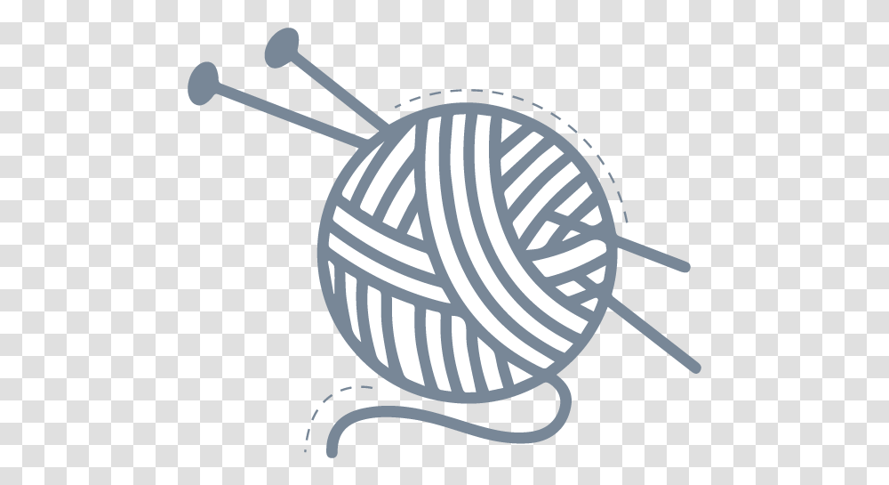 Clip Art Yarn Wool Craft Needle Crochet, Logo, Trademark, Bicycle Transparent Png