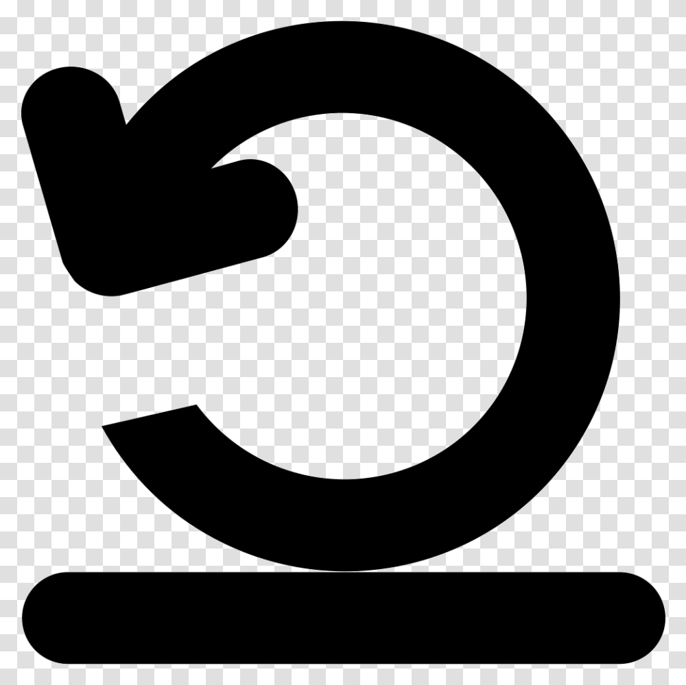 Clip Artfontsymbolblack And Whitegraphicslogo Reset To Default Icon, Trademark, Alphabet, Number Transparent Png