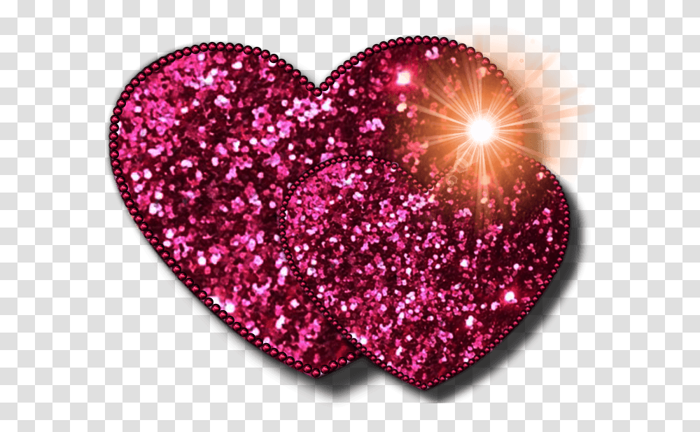Clip Arts Related To Heart Glitter, Light, Purple, Rug Transparent Png