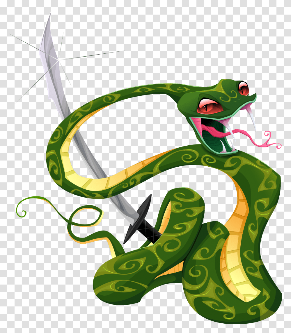 Clip Artsmooth Reptile Cartoon Mean Snake, Animal, Amphibian, Wildlife, Anaconda Transparent Png