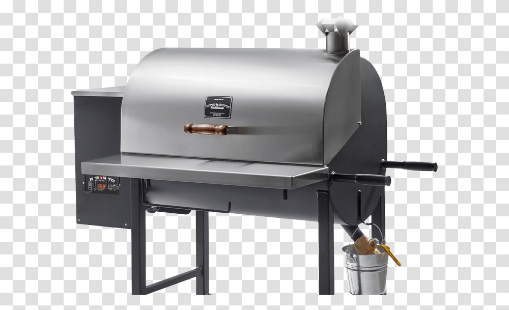 Clip Black And White Grill Smoker Pellet Grill, Appliance, Mailbox, Food, Oven Transparent Png