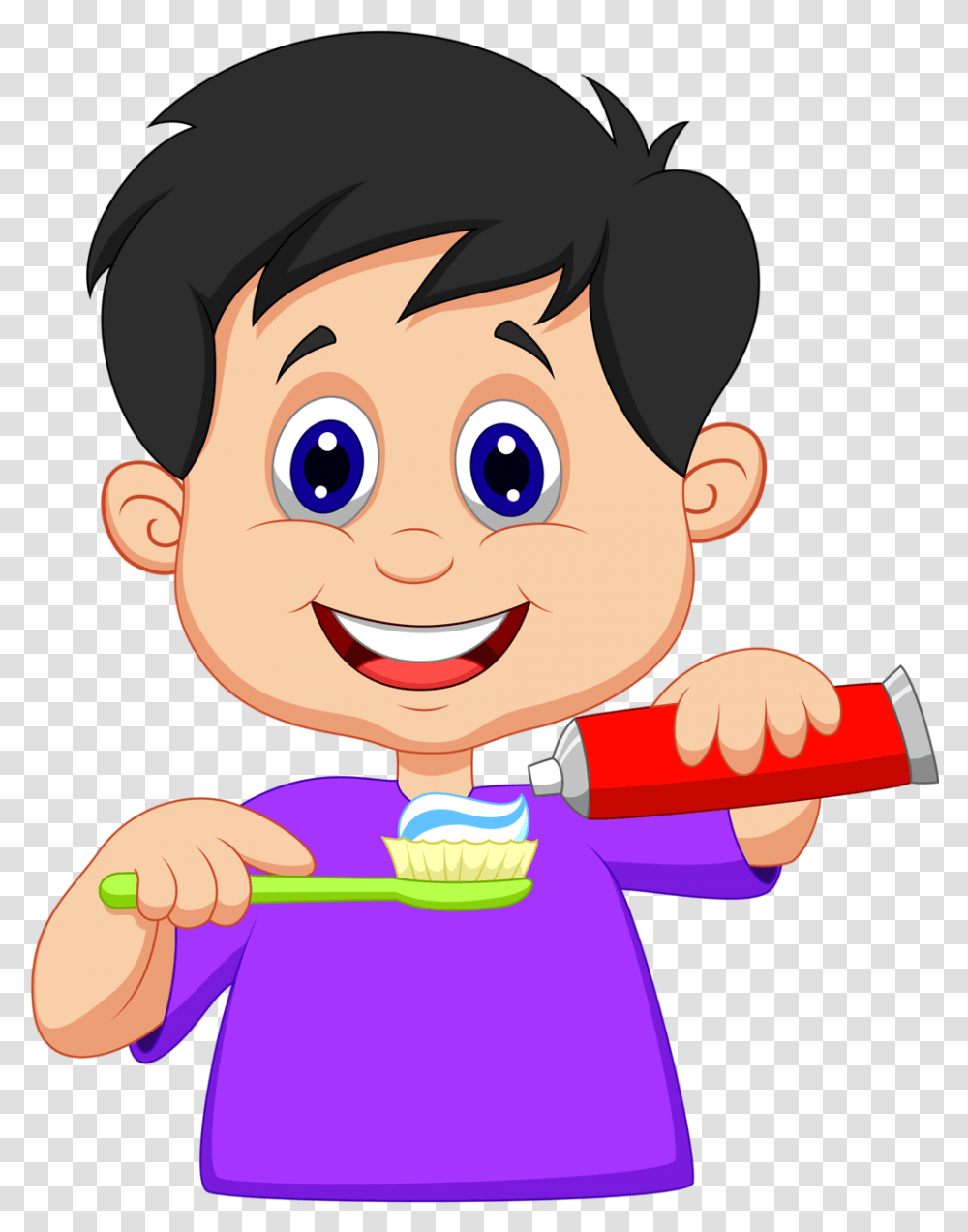 Clip Boy Brushing Teeth Clipart, Toy, Food, Mouth, Eating Transparent Png