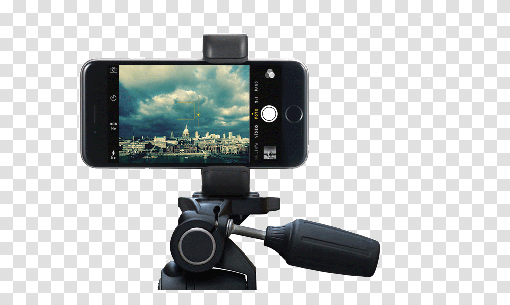 Clip Camera Tripod Mount Phone Camera Stand, Electronics, LCD Screen, Monitor, Display Transparent Png