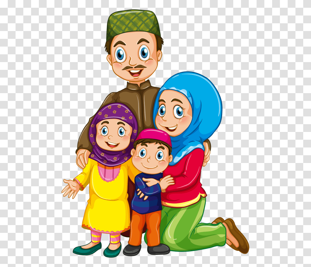 Clip Clip Art Muslim Family, Person, Human, People Transparent Png