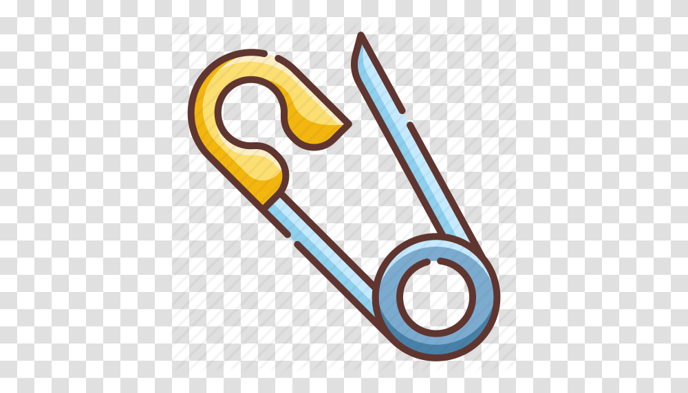 Clip Clothing Diaper Fasten Fastener Pin Safety Icon, Weapon, Weaponry, Blade, Tool Transparent Png