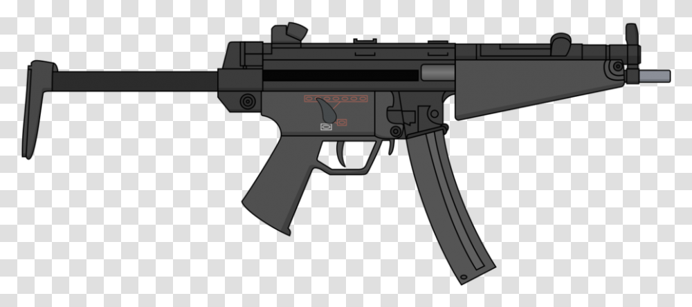 Clip Drawing Gun Submachine Toon Machine Gun, Weapon, Weaponry, Rifle, Shotgun Transparent Png