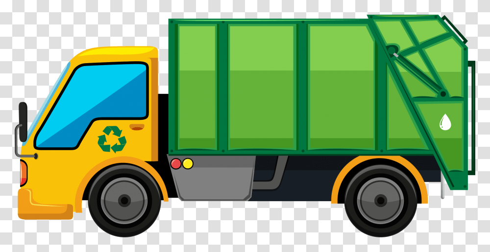 Clip Dump Truck Garbage Truck Clip Art, Moving Van, Vehicle, Transportation, Wheel Transparent Png
