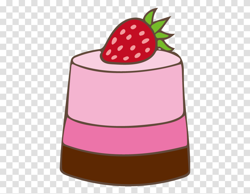 Clip Free Stock Desserts Clipart Mousse Cake Strawberry Cake Cartoon Free, Fruit, Plant, Food, Birthday Cake Transparent Png