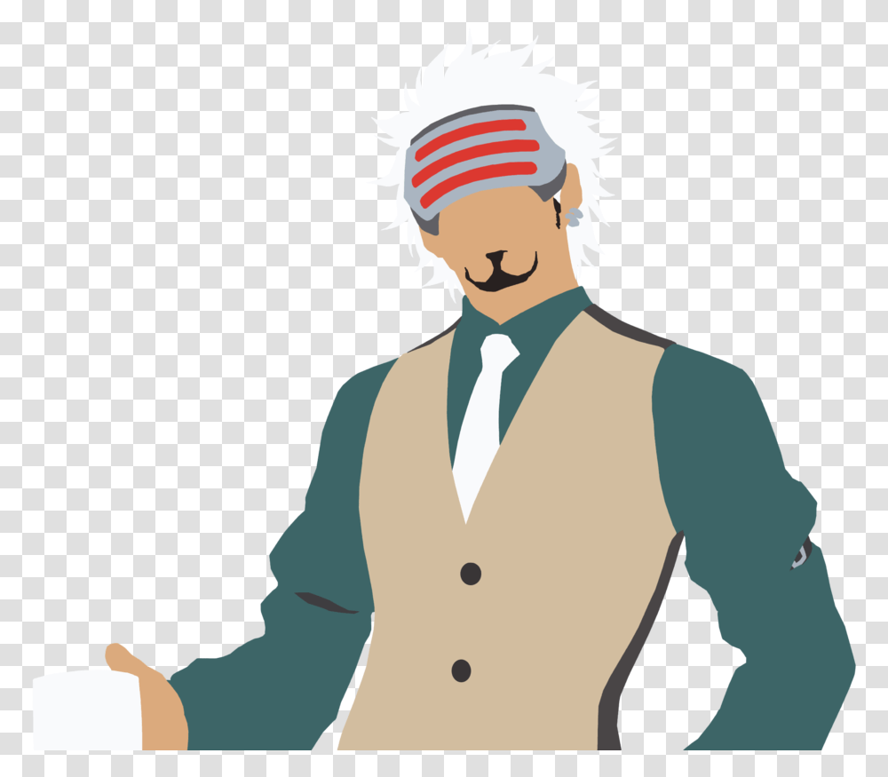 Clip Freeuse Ace Attorney Trials And Tribulations By Ace Attorney Poster Trials And Tribulations, Person, Shirt, Suit Transparent Png