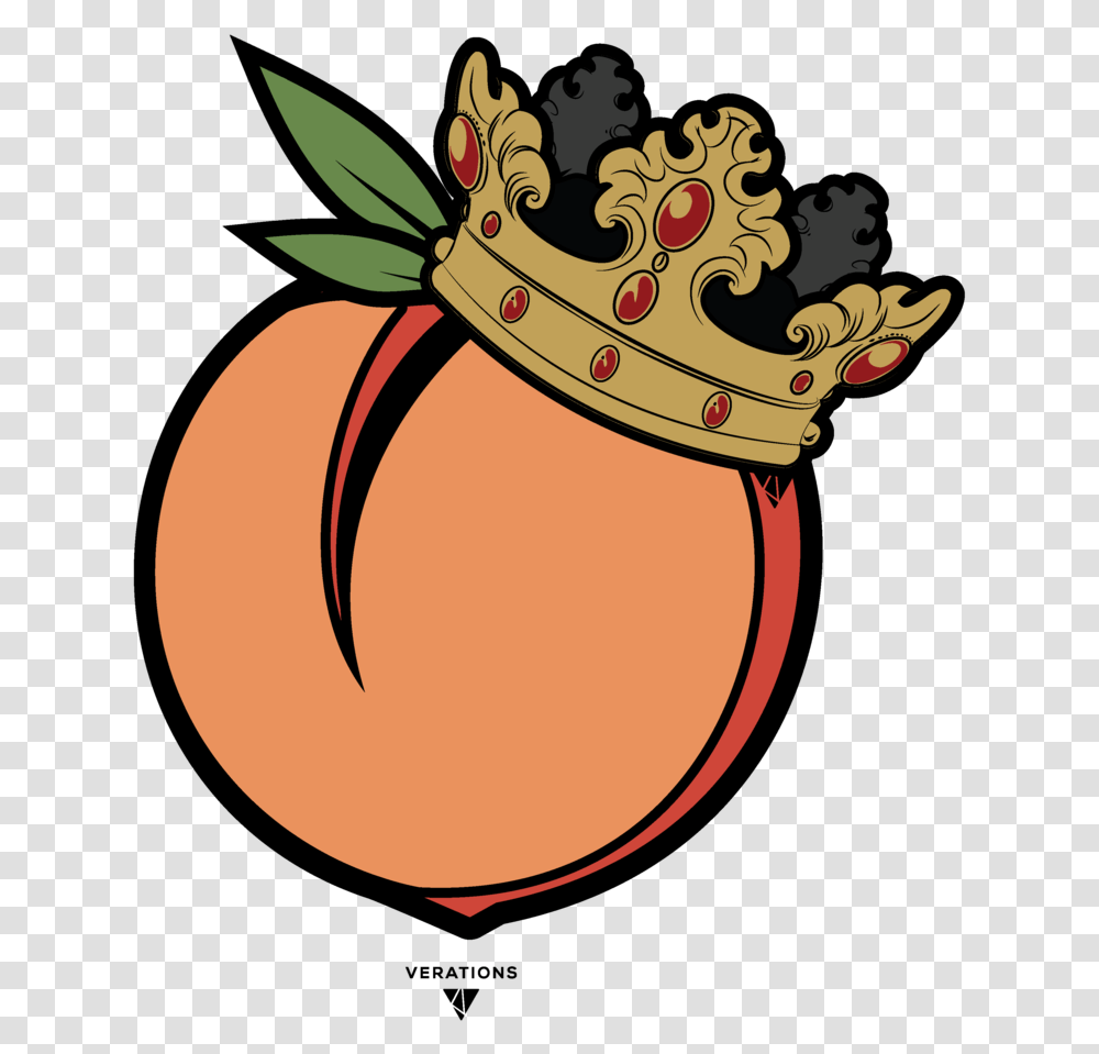 Clip Freeuse Library Verations King Peach Atlanta United King Peach, Plant, Produce, Food, Seed Transparent Png