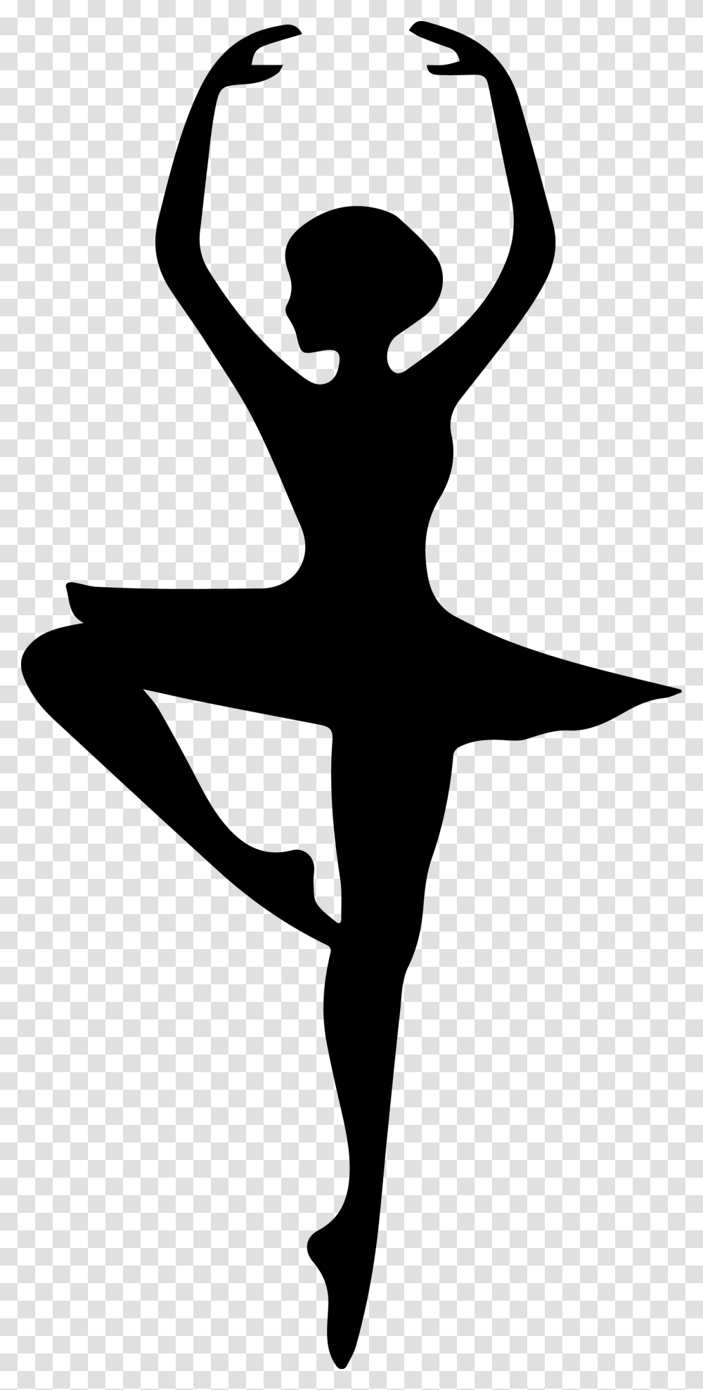 Clip Royalty Free Download Ballet Clipart Ballet Studio Ballerina Clipart Black And White, Silhouette, Person, Human, Dance Transparent Png