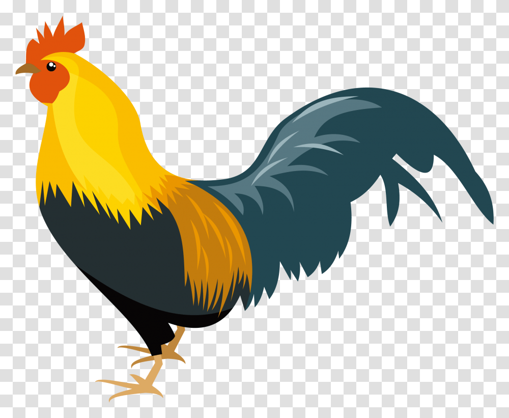 Clip Royalty Free Library Rooster Chicken Clip Art Background Rooster Clipart, Poultry, Fowl, Bird, Animal Transparent Png