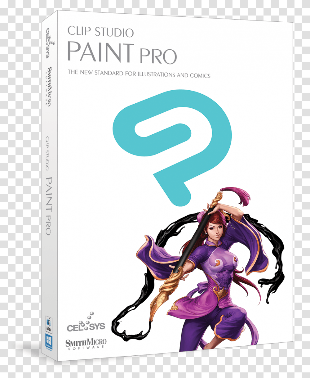 Clip Studio Paint Pro Cd, Person, Poster, Advertisement, Flyer Transparent Png