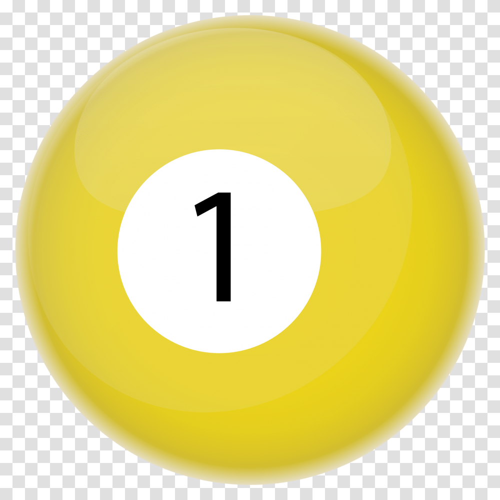 Clipart 1 Ball Billiard Ball, Number, Tape Transparent Png – Pngset.com