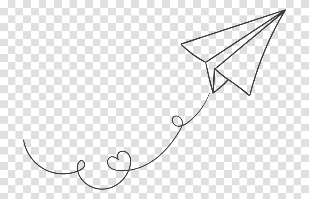 Clipart Airplane White Paper Paper Airplane Background, Star Symbol Transparent Png