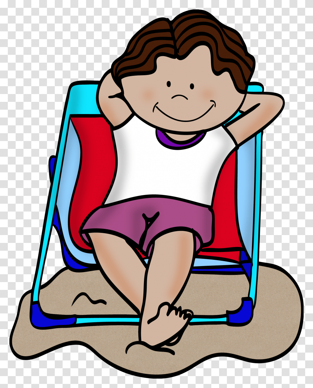 Clipart And More Summer, Chair, Furniture, Sitting, Reading Transparent Png