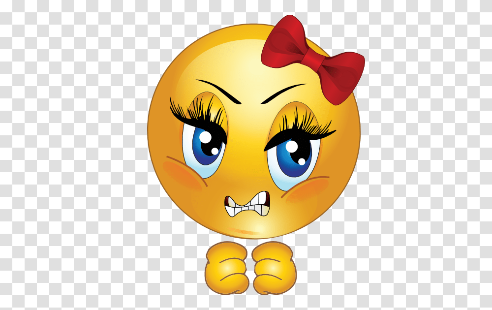 Clipart Angry Girl Smiley Emoticon, Animal, Mammal, Bird Transparent Png