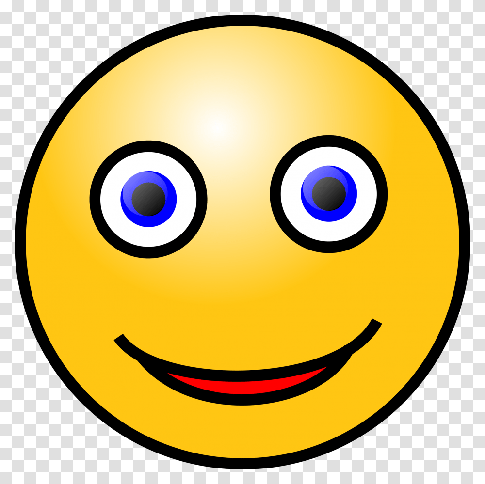 Clipart Animated Moving Smiley Face, Label, Pac Man Transparent Png