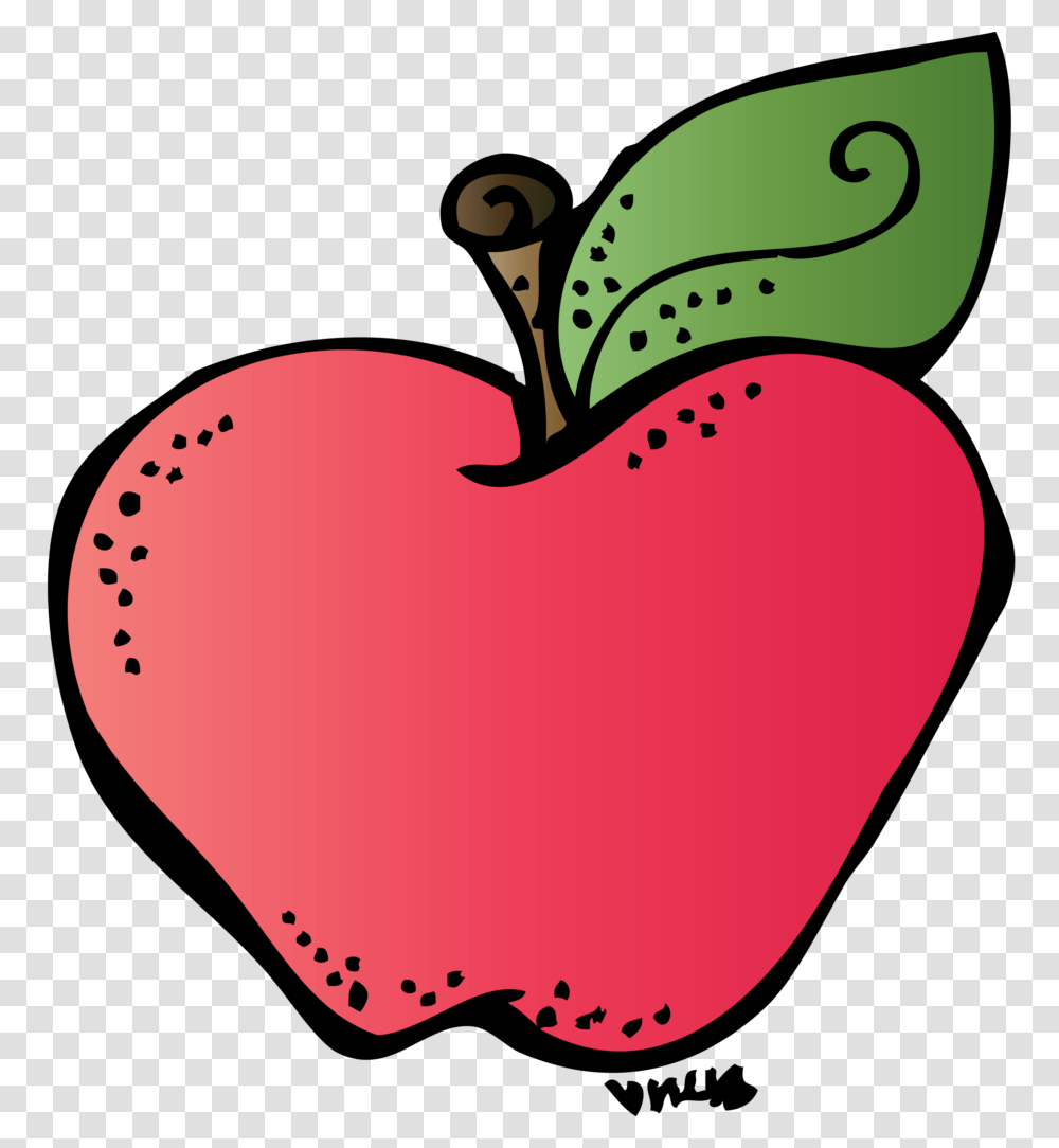 Clipart Apple Teacher Para Winging, Plant, Food, Heart, Fruit Transparent Png