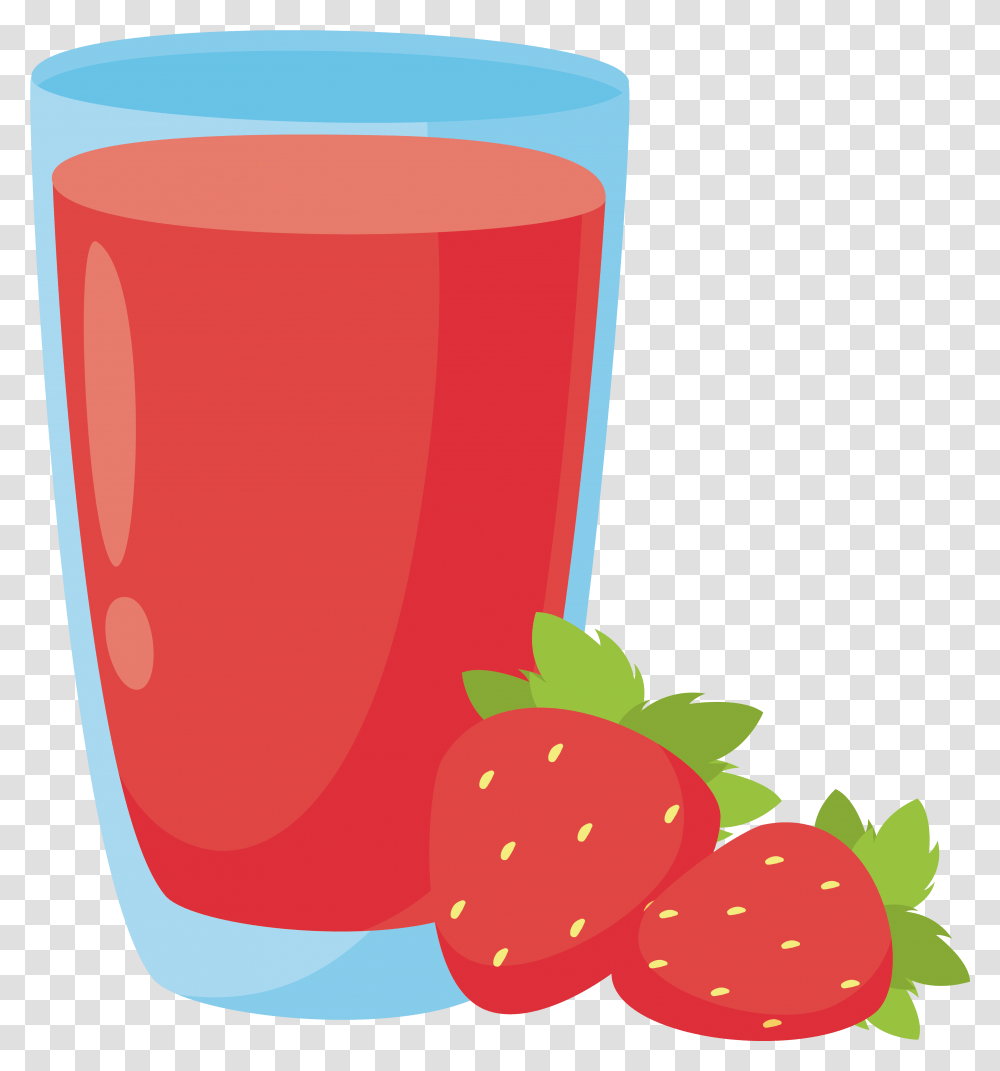Clipart Apples Strawberry Strawberry Juice Clipart, Raspberry, Fruit, Plant, Food Transparent Png