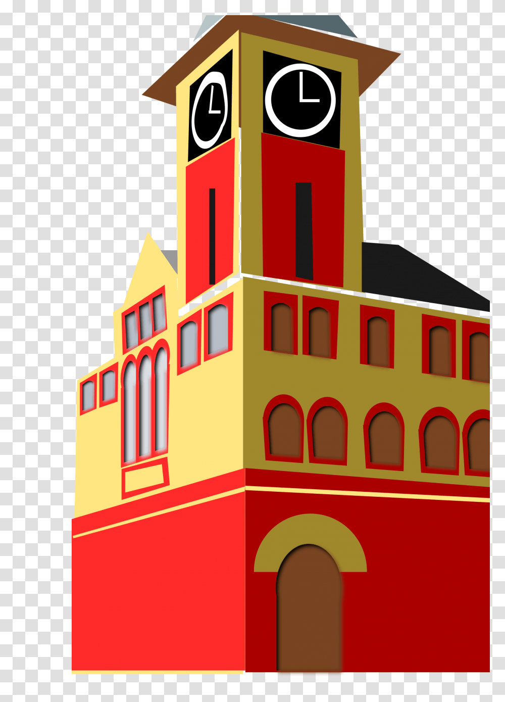Clipart, Architecture, Building, Tower, Bell Tower Transparent Png