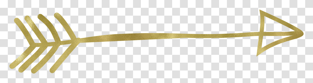 Clipart Arrow Tribal Gold Tribal Arrow, Tool, Weapon, Cutlery, Blade Transparent Png