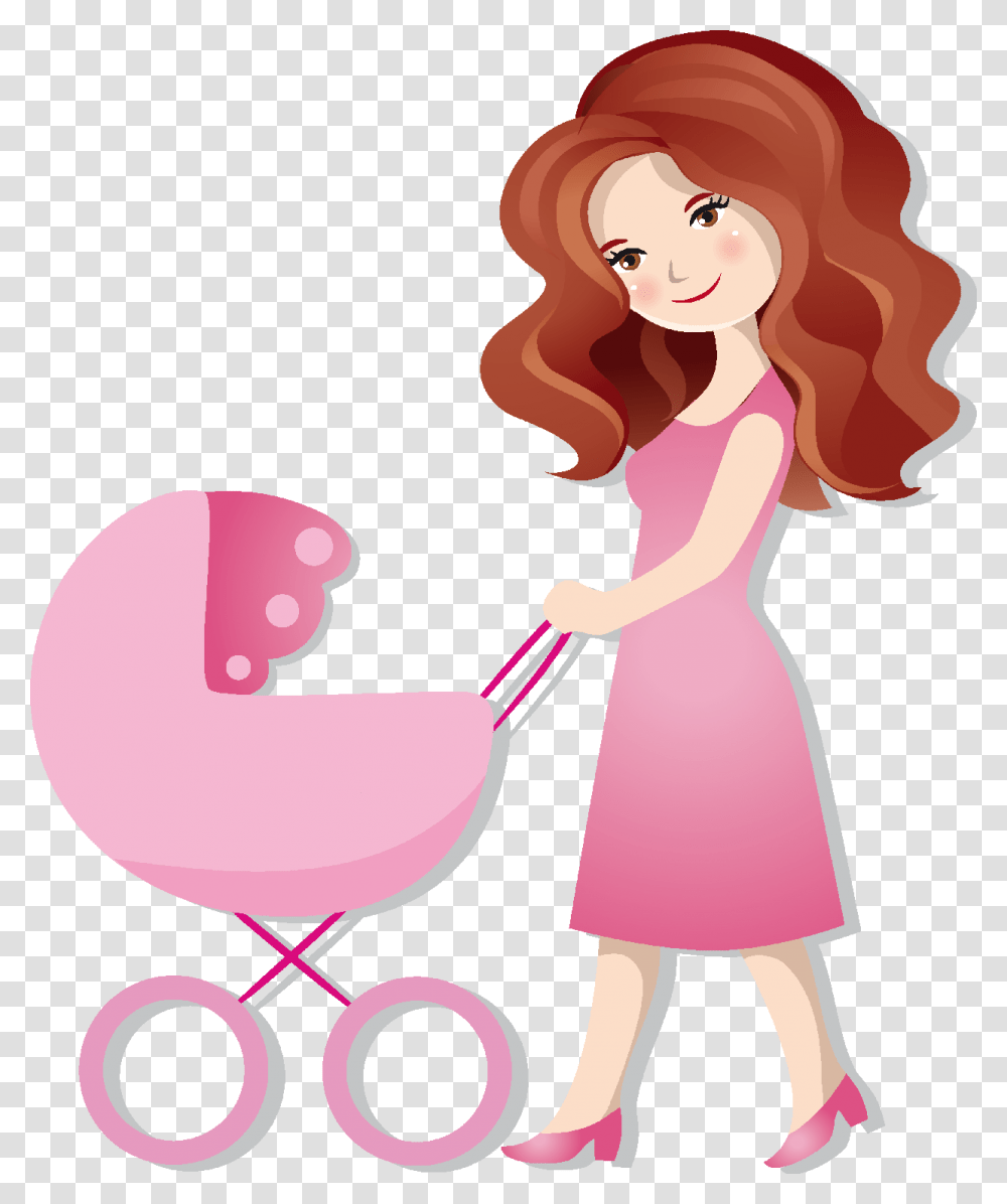 Clipart Baby Showers Mom Cartoon, Person, Female, Girl, Kid Transparent Png
