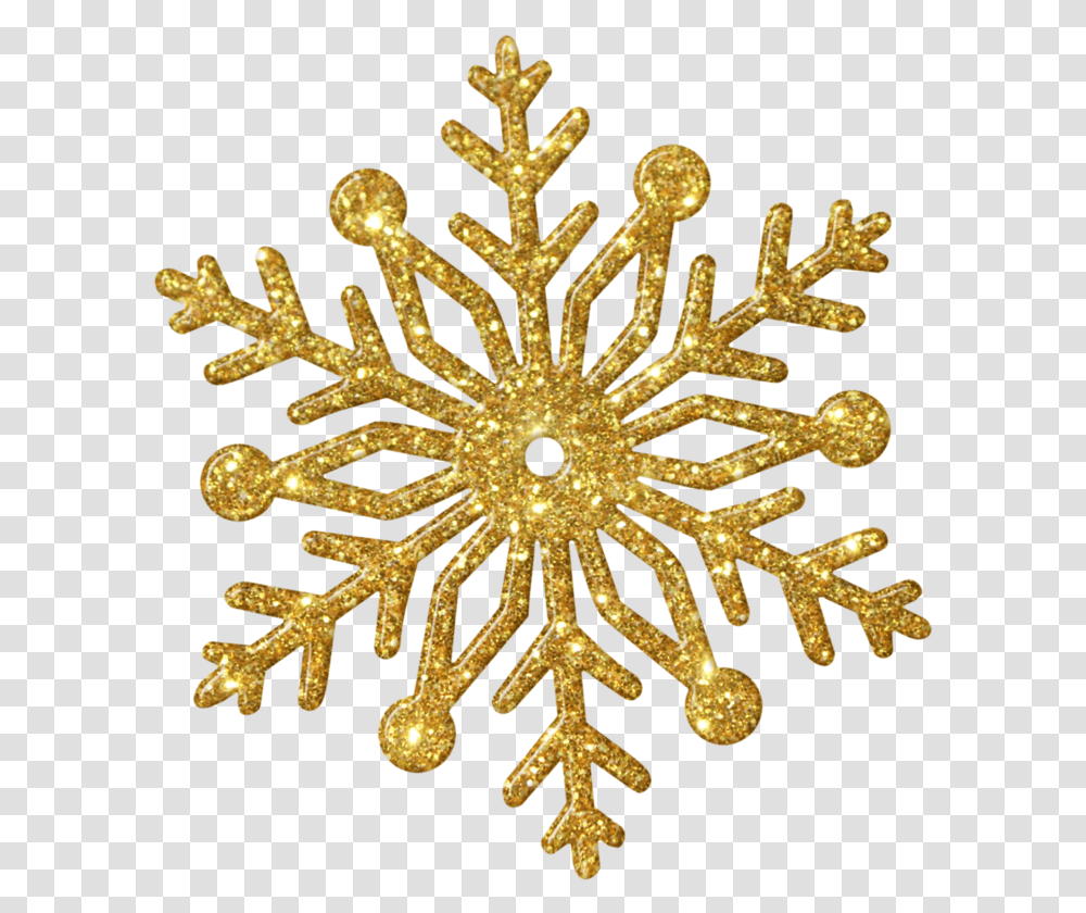 Clipart Background Library Snowflakes Gold Snowflakes, Cross, Symbol, Crystal Transparent Png