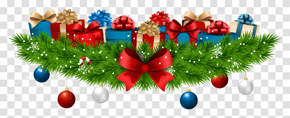 Clipart Background Merry Christmas Decor Transparent Png