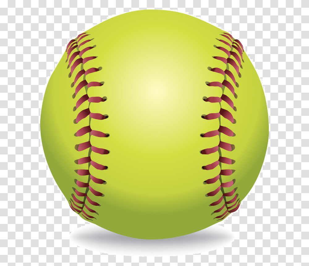 Clipart Background Softball Softball Vector Art, Tennis Ball, Sport, Sports, Team Sport Transparent Png