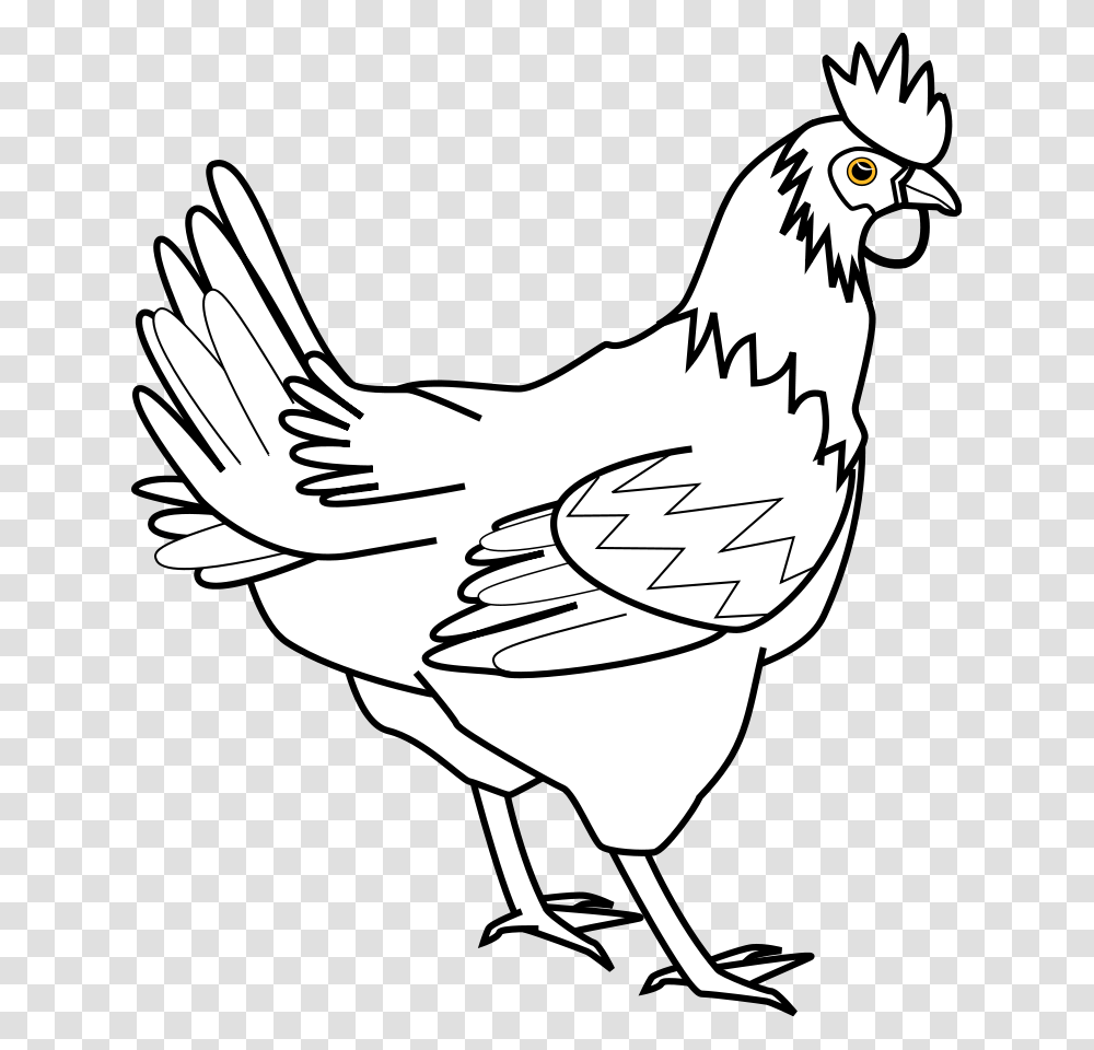 Clipart Bacon, Hen, Chicken, Poultry, Fowl Transparent Png