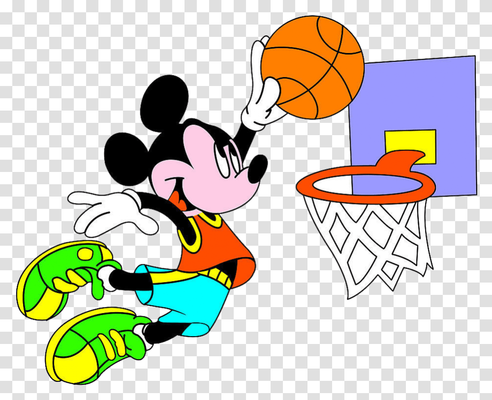 Clipart Ball Basketball Hoop Spot The Difference Mickey Mouse, Dj, Doodle, Drawing Transparent Png