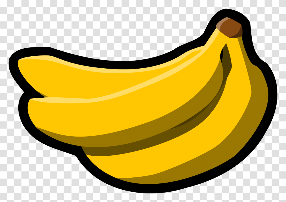 Clipart, Banana, Fruit, Plant, Food Transparent Png