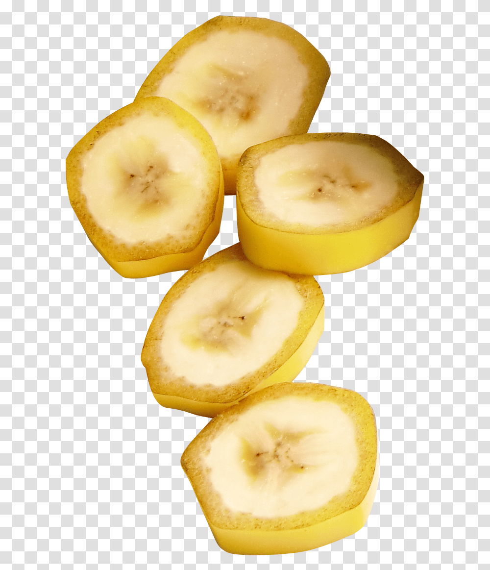 Clipart Banana Sliced Banana Slice, Plant, Egg, Food, Fruit Transparent Png