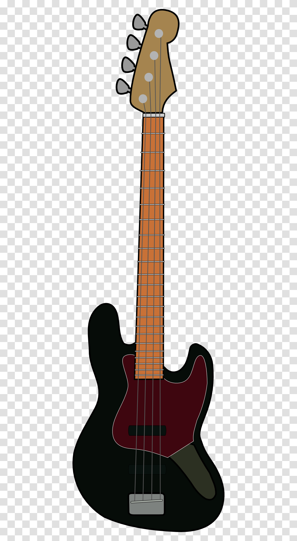 Clipart Bass, Guitar, Leisure Activities, Musical Instrument, Bass Guitar Transparent Png