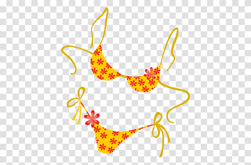 Clipart Beach Swimsuit Bikini Clipart, Poster, Advertisement Transparent Png