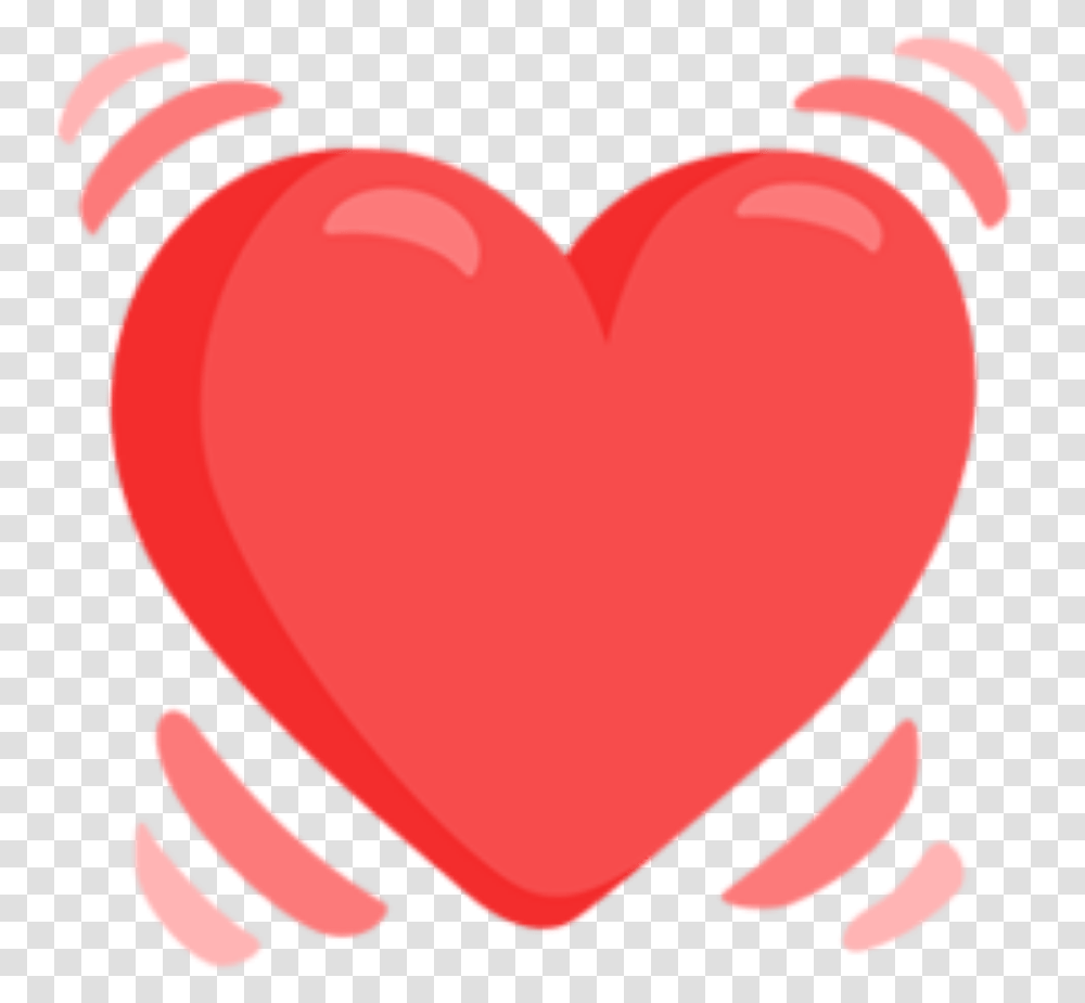 Clipart Beating Heart Emoji Beating Heart Emoji, Plant, Label, Food Transparent Png
