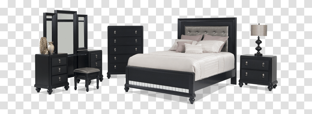 Clipart Bed Bedroom Cabinet Bed Room Furniture Set, Chair, Mattress Transparent Png
