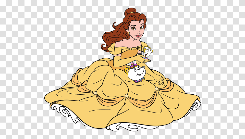 Clipart Belle And Chip, Person, Drawing, Book Transparent Png