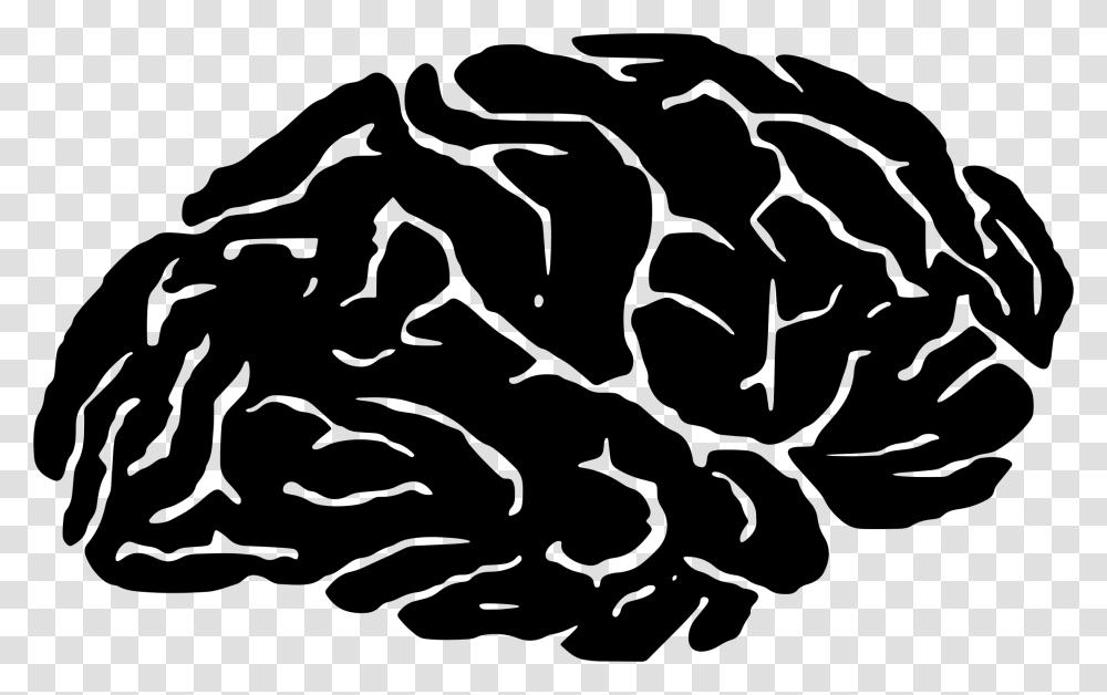 Clipart Big Image Brain Silhouette, Gray, World Of Warcraft Transparent Png