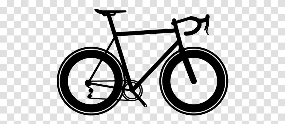 Clipart Bike Silhouette Silhouette Of Racing Bike, Bicycle, Vehicle, Transportation, Mountain Bike Transparent Png