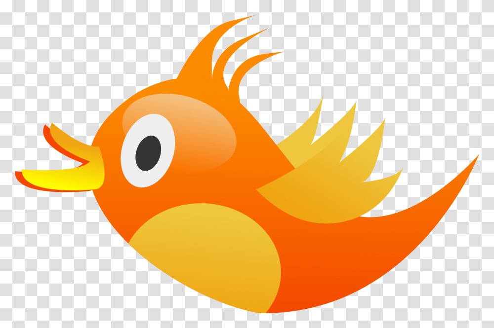 Clipart Bird Orange Winging, Goldfish, Animal, Rock Beauty, Sea Life Transparent Png