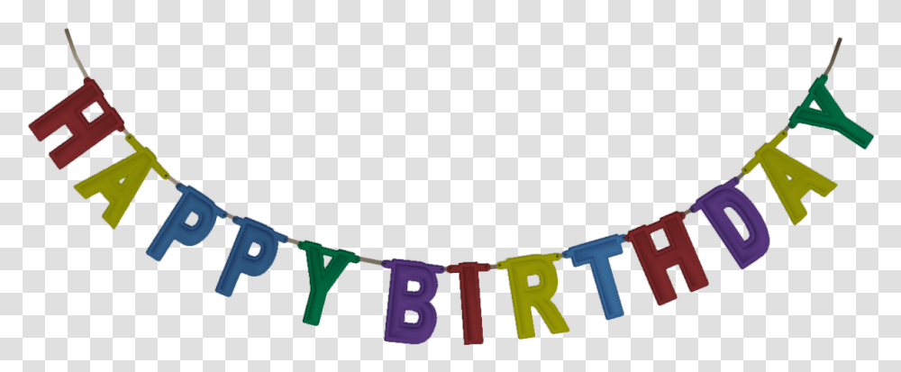 Clipart Birthday Free For Happy Birthday Banner, Text, Accessories, Necklace, Jewelry Transparent Png