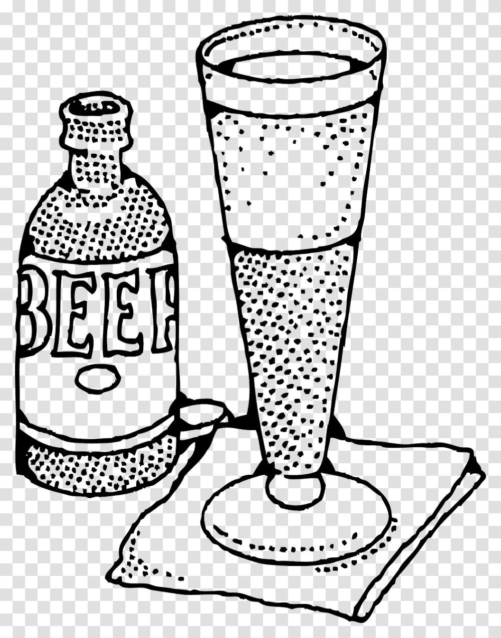 Clipart Black And White Beer Mug, Glass, Goblet, Alcohol, Beverage Transparent Png